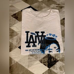 graphic street wear white tee